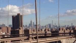 October Trip to New York. Brooklyn Bridge. Vivacious Views