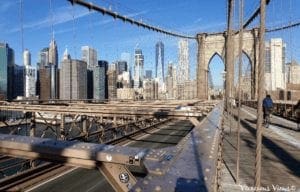 October Trip to New York. Brooklyn Bridge. Vivacious Views