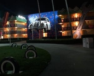 All-Star Movies Resort. Vivacious Views. Love Bug Area