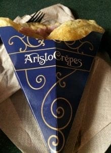 AristoCrêpes. Ham Crêpe. Disney Springs. Vivacious Views