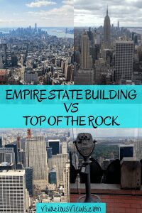 Empire State Building vs Top of the Rock. Vivacious Views. Pinterest