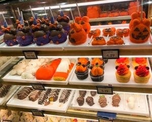 Halloween and Fall Favorites at Disney World. Confectionery Stand. Candy Apples. Vivacious Views