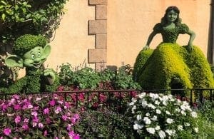 2019 Epcot Flower and Garden Festival. Snow White. Vivacious Views